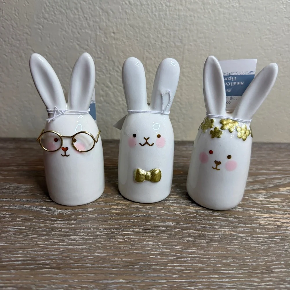 Target Bullseye Playground Easter 2026 Small Ceramic Bunny Figurals Full Set